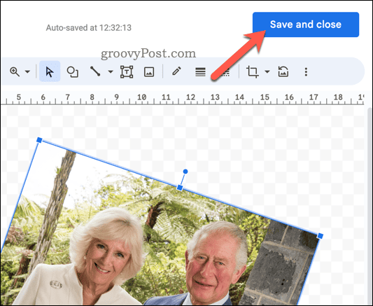 Se salvează o imagine actualizată Google Docs
