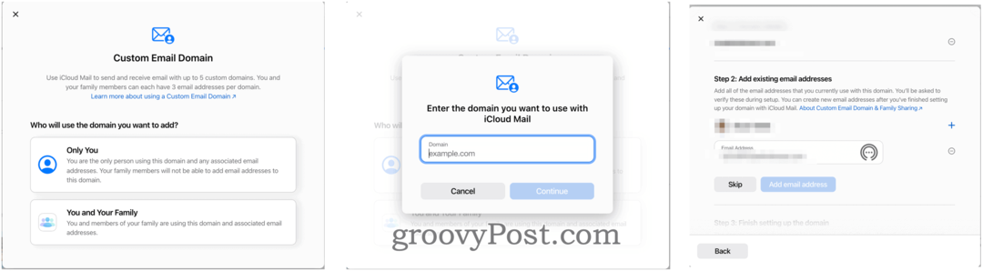 Creați un domeniu de e-mail personalizat