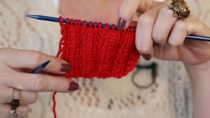Cum să faci o anvelopă la tricotat?