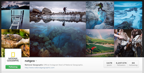 profil instagram național geografic