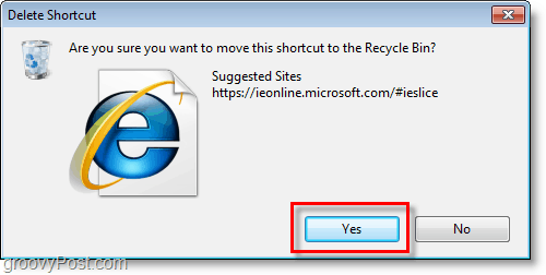Internet Explorer 8 - ștergere confrim