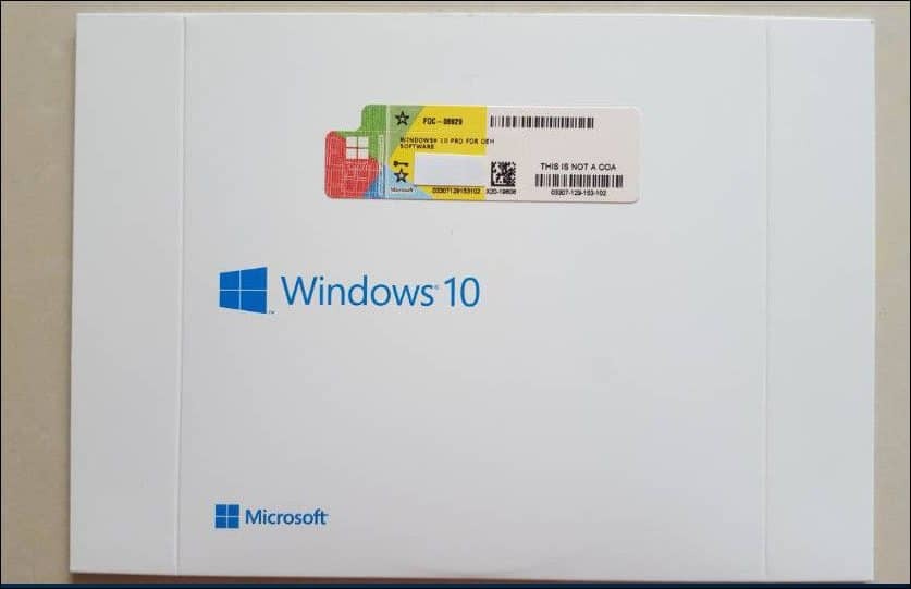 Cheie de produs pentru Windows 10 Builder de sistem OEM