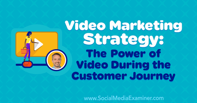Strategia de marketing video: Puterea videoclipului în timpul călătoriei clienților, oferind informații de la Ben Amos pe podcastul de socializare marketing.
