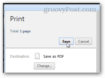 imprimați în pdf în crom