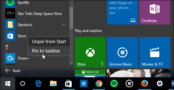 1 Meniul Start Windows 10