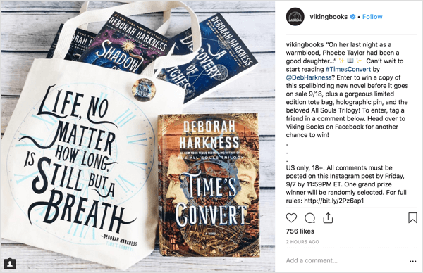 O campanie de cadouri Instagram poate fi o modalitate plină de resurse de a suscita entuziasmul și interesul pentru o nouă lansare a produsului.