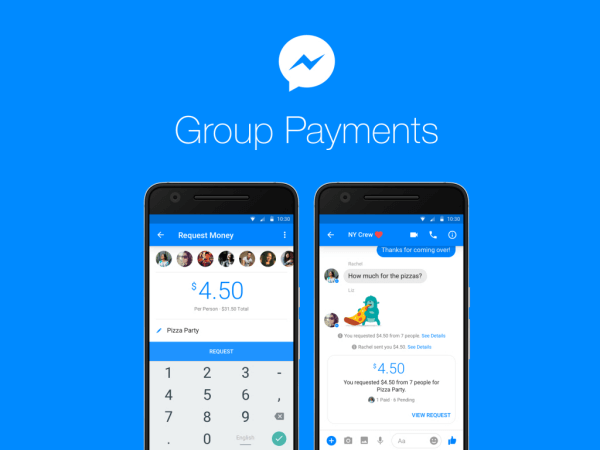 Utilizatorii Facebook pot acum trimite sau primi bani între grupuri de persoane pe Messenger.
