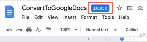 Fișier Word în Google Docs