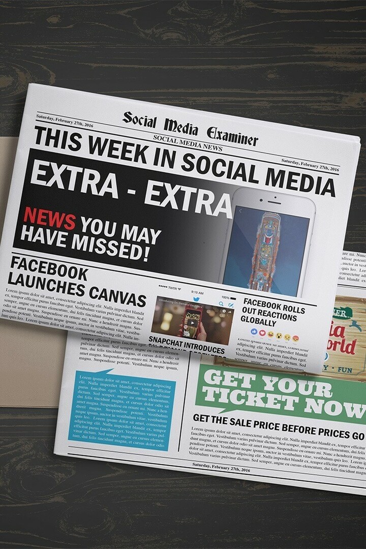 Facebook lansează Canvas: Săptămâna aceasta în Social Media: Social Media Examiner