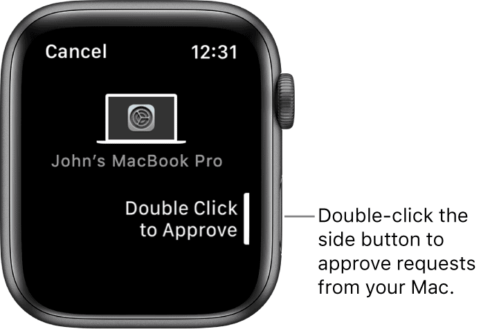 Apple Watch aprobă cererea pe Mac