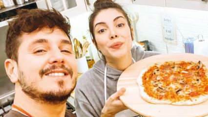 Deniz Baysal, menajera și soțul ei au făcut pizza acasă!
