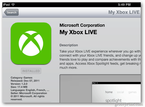 Xbox My Live