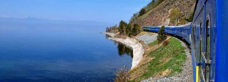 Cadre de pe ruta Trans-Siberian Express