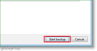 Windows 7: Creați o copie de rezervă pentru începerea imaginii de sistem