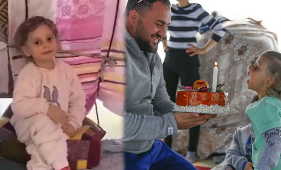 Nurhayat, care și-a dorit un tort aniversar în orașul ei de corturi, a primit un tort de la Kayseri!