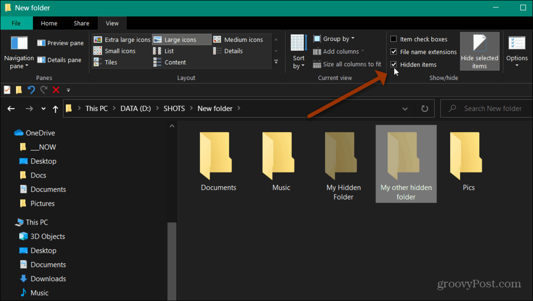 Cum să ascundeți fișierele și folderele pe Windows 10