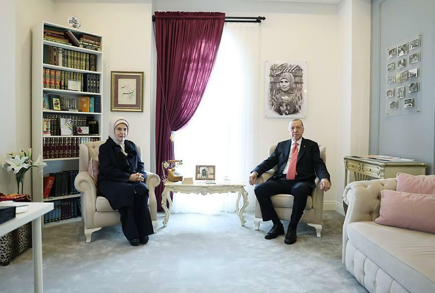 Președintele Erdoğan și Emine Erdoğan au vizitat Fundația Şule Yüksel Şenler