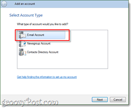 Windows cont de e-mail prin poștă live