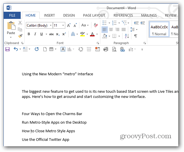 Faceți ca Microsoft Word să fie întotdeauna lipit în text simplu