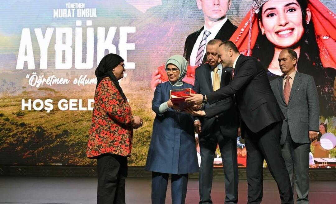 Premiera filmului Aybüke I Became a Teacher a avut loc cu participarea președintelui Erdoğan!