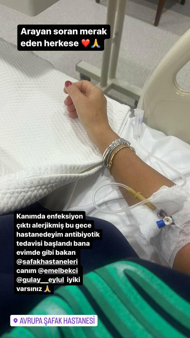Ozlem Yildiz are o infecție în sânge