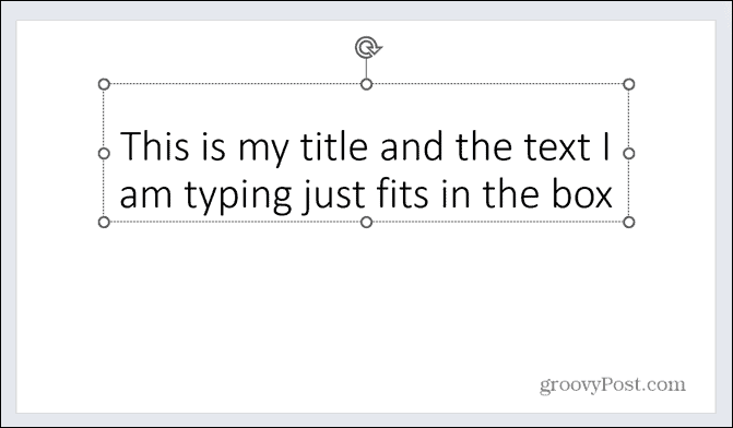 caseta text integrală PowerPoint