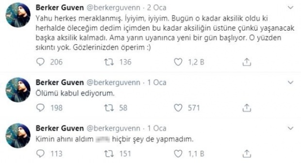 Berker Güven a avut momente înspăimântătoare cu nota „Accept moartea”