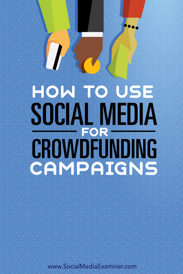 cum se utilizează rețelele sociale pentru campanii de finanțare participativă