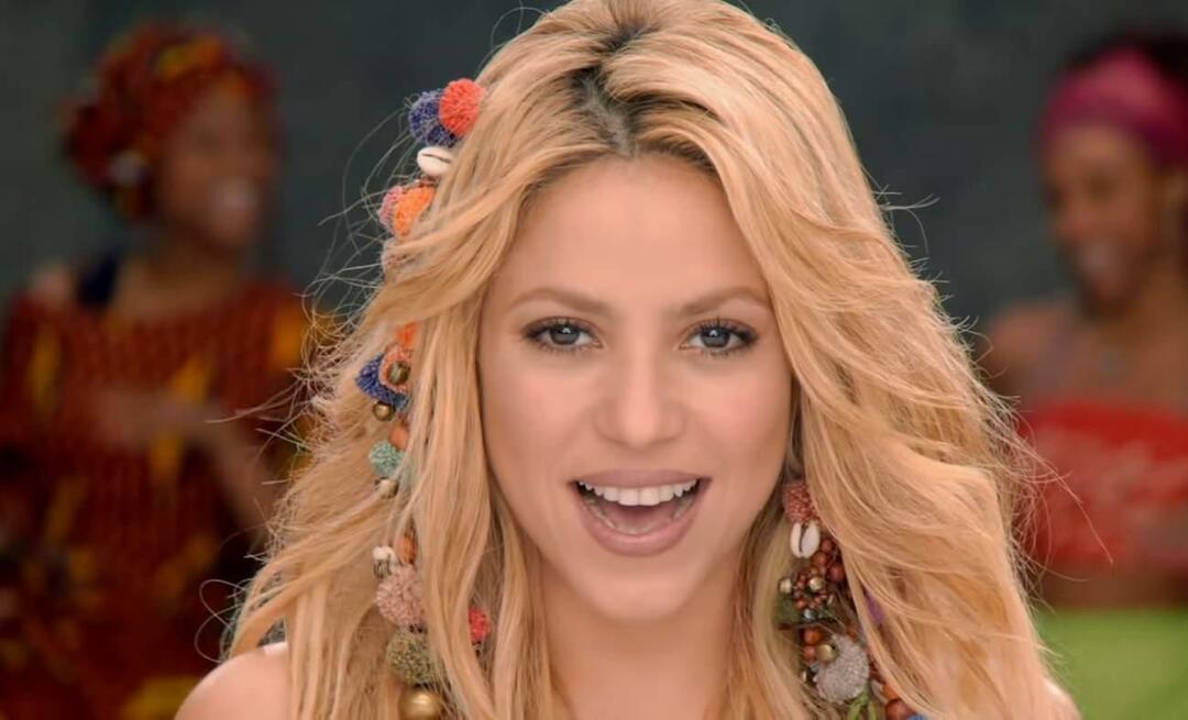 Distribuirea evenimentelor de la Shakira! Sărbătorit scriind „Africa”!