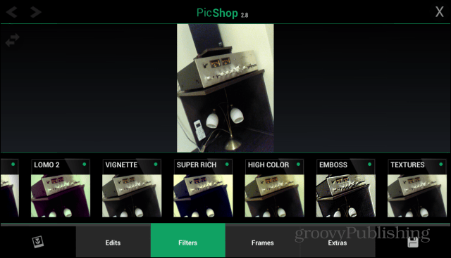 PicShop principal Android