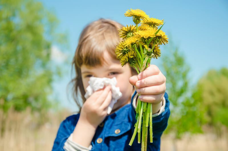Simptome de alergie de primăvară la bebeluși și copii!