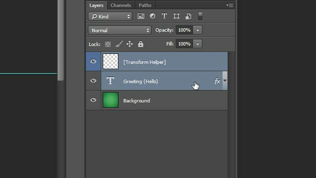 Cheat Photoshop Transformare strat straturi Trick selecta straturi straturi panou Photoshop