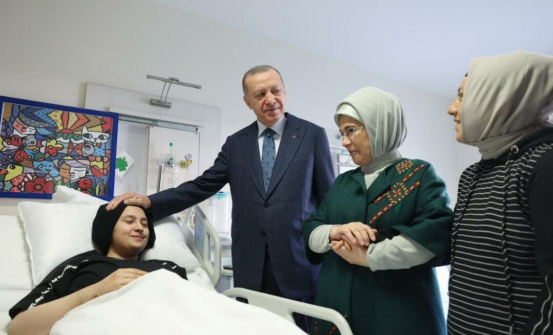 Președintele Erdogan și soția sa Emine Erdoğan s-au întâlnit cu copiii dezastrului