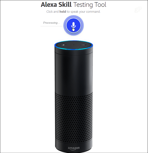 Instrument de testare a abilităților Alexa