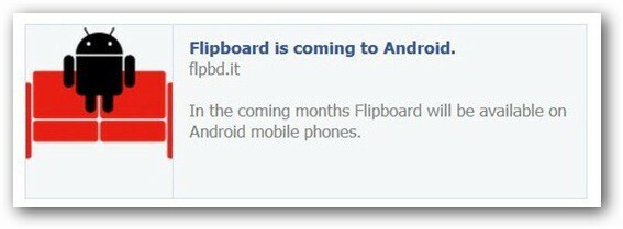 Flipboard pentru Android poate fi acum al tău