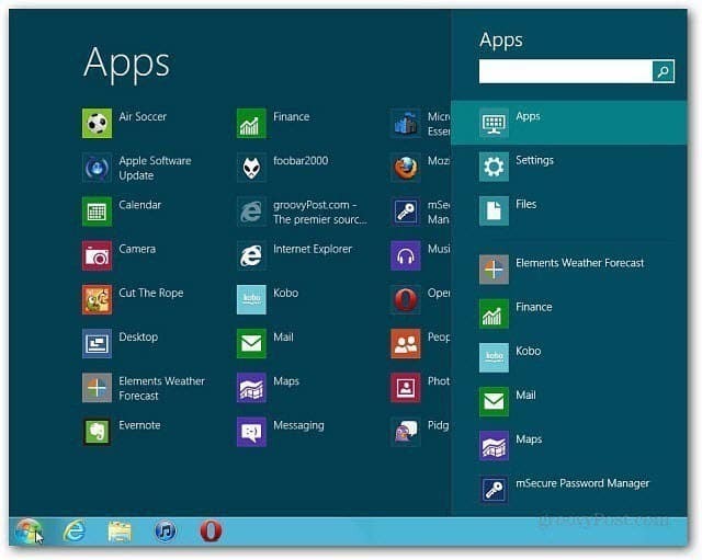 Obțineți meniul Start pe Windows 8 cu ViStart