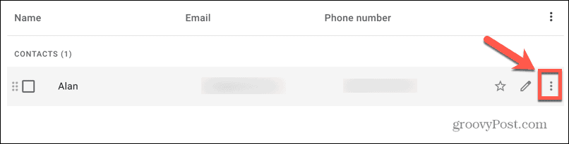 pictograma Gmail cu trei puncte