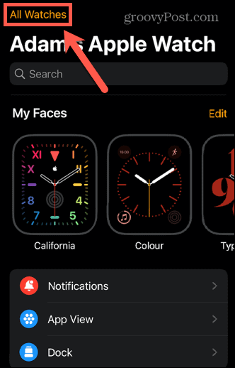 Apple Watch toate ceasurile