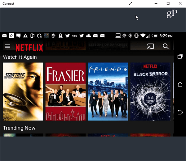 Peisaj Netflix Android Connect