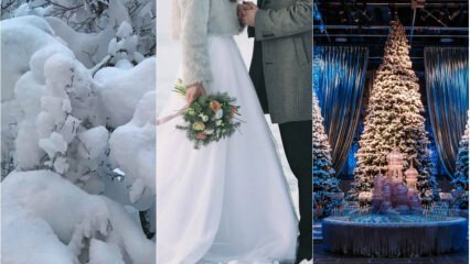 2018-19 Decorațiuni de nuntă de iarnă