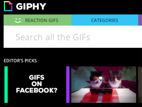 giphy pe facebook