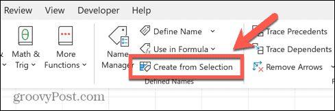 excel crea din selecție