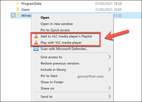 Extensii personalizate în Windows File Explorer