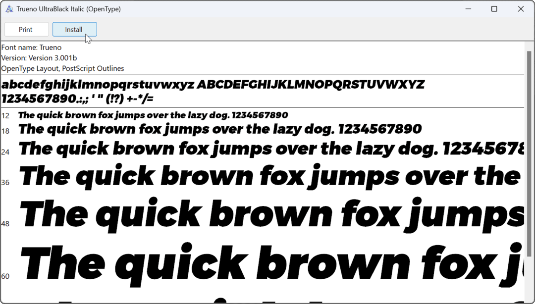 instalați sau dezinstalați fonturi pe Windows 11