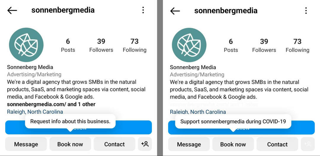 de ce-marketerii-ar trebui-să-utilizeze-instagrams-bookng-and-reservation-tools-extra-callouts-action-buttons-request-info-about-this-business-support-username-sonnenbergmedia-example-2