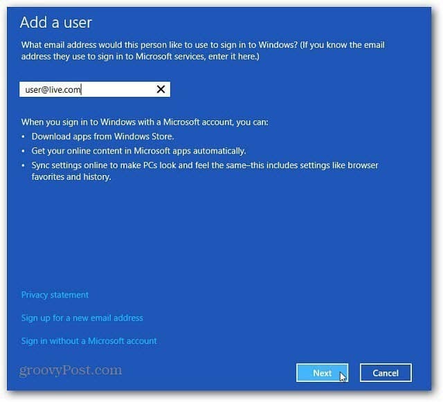Cum să adăugați și să gestionați utilizatori noi în Windows 8