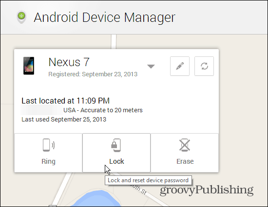Blocați dispozitivul Android