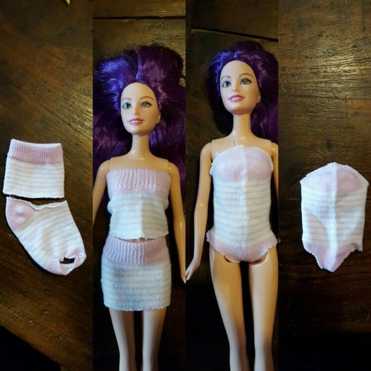 Cum să coase haine pentru păpușile Barbie? Coafura ușoară și practică pentru rochii pentru copii