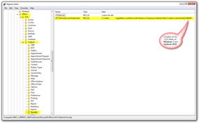 Locația folderului OLK pentru Windows 7 și Outlook 2010