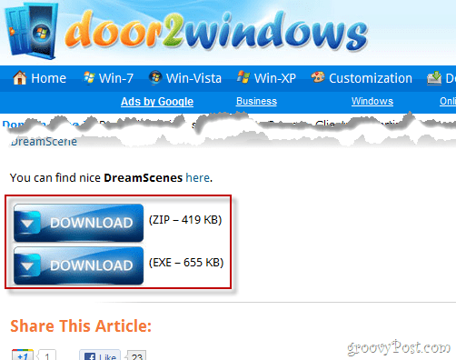 Cum se instalează DreamScene pe Windows 7